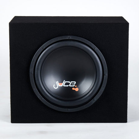 Juice Enclosed Subwoofers Juice JS12 1400W Bass Box Package with Sealed Enclosure