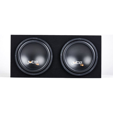 Juice Enclosed Subwoofers Juice JS12 1400W Bass Box Package with Double Sealed Enclosure