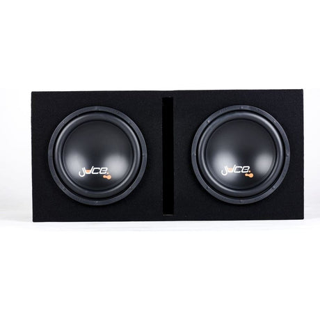 Juice Enclosed Subwoofers Juice JS12 1400W Bass Box Package with Double Ported Enclosure
