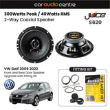 Juice Juice 6.5" 165mm 300W Speaker Upgrade Kit for VW Golf (2009-2022)