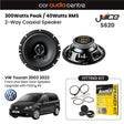 Juice Juice 6.5" 165mm 300W Speaker Upgrade Kit for VW Touran (2003-2022)