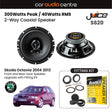 Juice Juice 6.5" 165mm 300W Speaker Upgrade Kit for Skoda Octavia 2004-2013