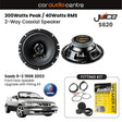 Juice Juice 6.5" 165mm 300W Speaker Upgrade Kit for Saab 9-3 1998 2003