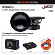 Juice Juice BX12PL-JS12-JA1201 Single JS12 12" Subwoofer Performance Bass Package with Ported Enclosure and Amp