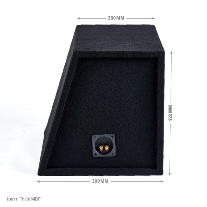 Juice Juice BX12SL-JS12-JA1201 Single JS12 12" Subwoofer Sound Quality Bass Package with Sealed Enclosure and Amp