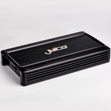 Juice Amps Juice JA1504 1500W 4-Channel Bridgeable Car Power Amplifier, Thermal Protection, RCA Output, Bass Boost, Class A-B