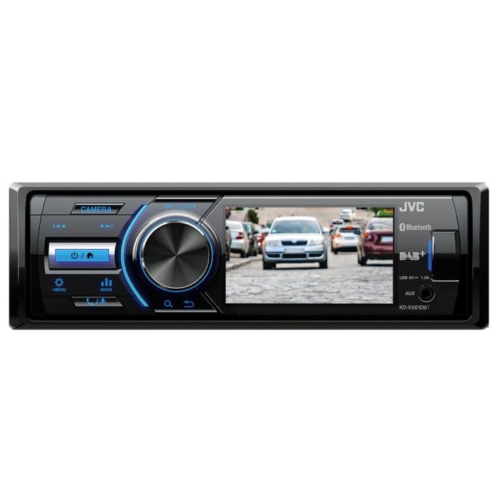 JVC KD-X561DBT Mechless DAB Bluetooth Media Player Single Din with