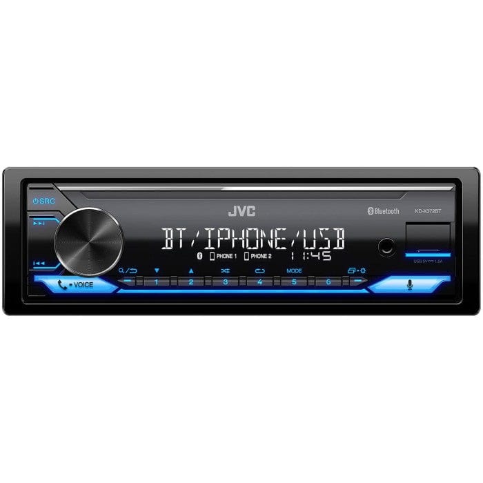 JVC Car Stereos JVC KD-X382BT Premium Mechless Tuner with Alexa Bluetooth iPhone Android Spotify