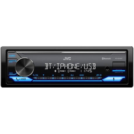 JVC Car Stereos JVC KD-X382BT Premium Mechless Tuner with Alexa Bluetooth iPhone Android Spotify