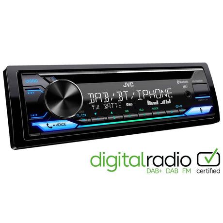 JVC Car Stereos JVC KD-DB922BT MP3 CD Player with Bluetooth DAB Tuner AUX and USB
