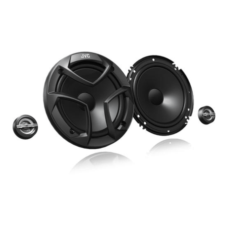 JVC JVC CS-JS600 300W 16cm 2-Way Component Speakers