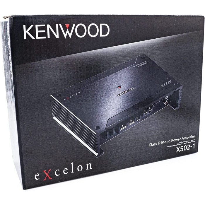 Kenwood X502-1 X-Series Class D Mono-Channel Power Amplifier – Car