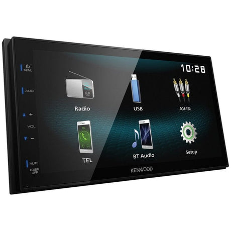 Kenwood Double Din Touchscreen Kenwood DMX-125DAB 6.8" Mechless DAB Media Receiver with Built-In Bluetooth