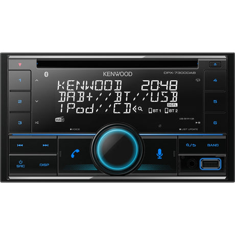 Kenwood Car Stereos Kenwood DPX-7300DAB Car Stereo with Bluetooth Handsfree DAB and Spotify Control