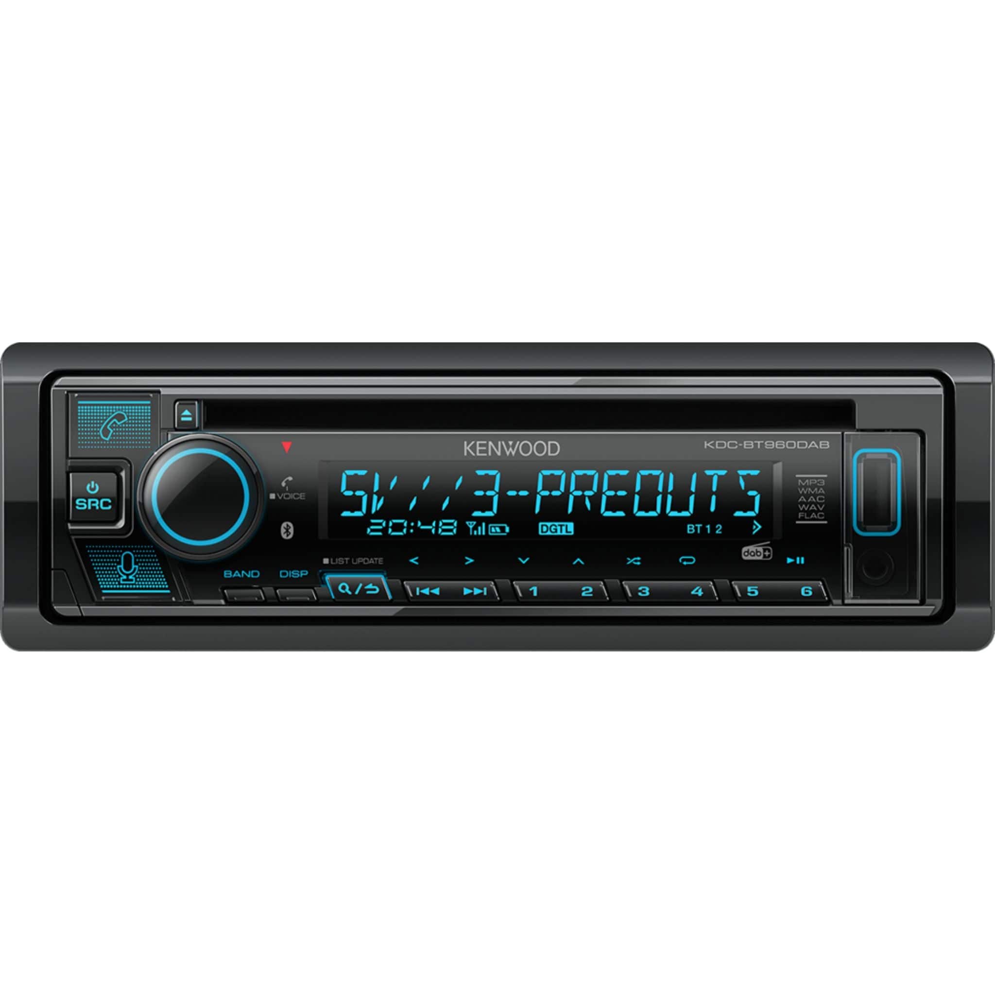 Kenwood KDC-BT960DAB Advanced DAB+ Bluetooth CD Tuner – Car Audio