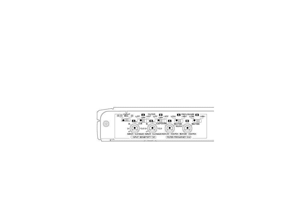 Kenwood XR400-4 1000W 4-Channel Digital Power Amplifier – Car