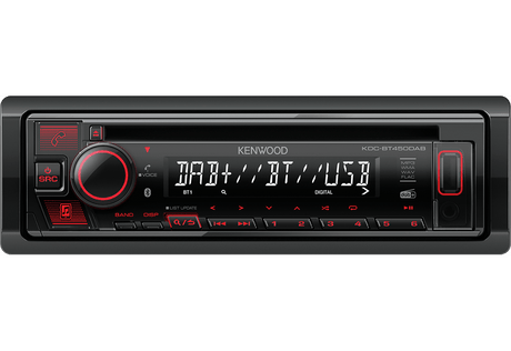 Kenwood Car Stereos Kenwood KDC-BT450DAB CD Receiver with Bluetooth & DAB+ Radio