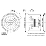 Kenwood Kenwood KFC-PS3017W PS-series 12" (30cm) Subwoofer