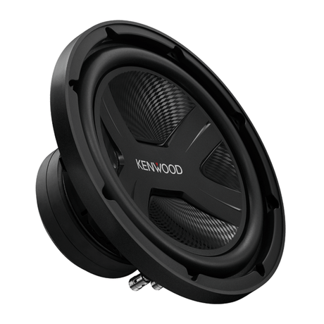 Kenwood Kenwood BX10PL-PS2517-X502 Single KFC-PS2517W 10" Subwoofer Performance Bass Package with Ported Enclosure and Amp