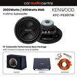 Kenwood Kenwood BX12PL-PS3017-X502 Single KFC-PS3017W 12" Subwoofer Performance Bass Package with Ported Enclosure and Amp