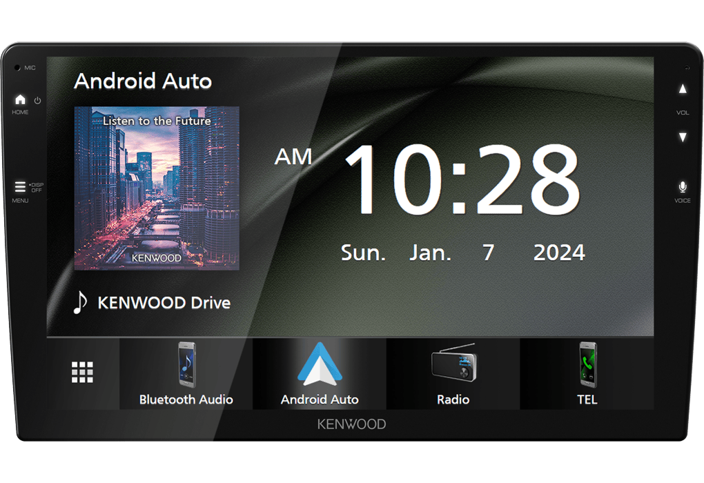 Kenwood Car Stereos Kenwood DMX-80AXS 9.0” Capacitive Screen Wireless/Wired CarPlay, Android Auto, Wireless iPhone/Android Mirroring, FM