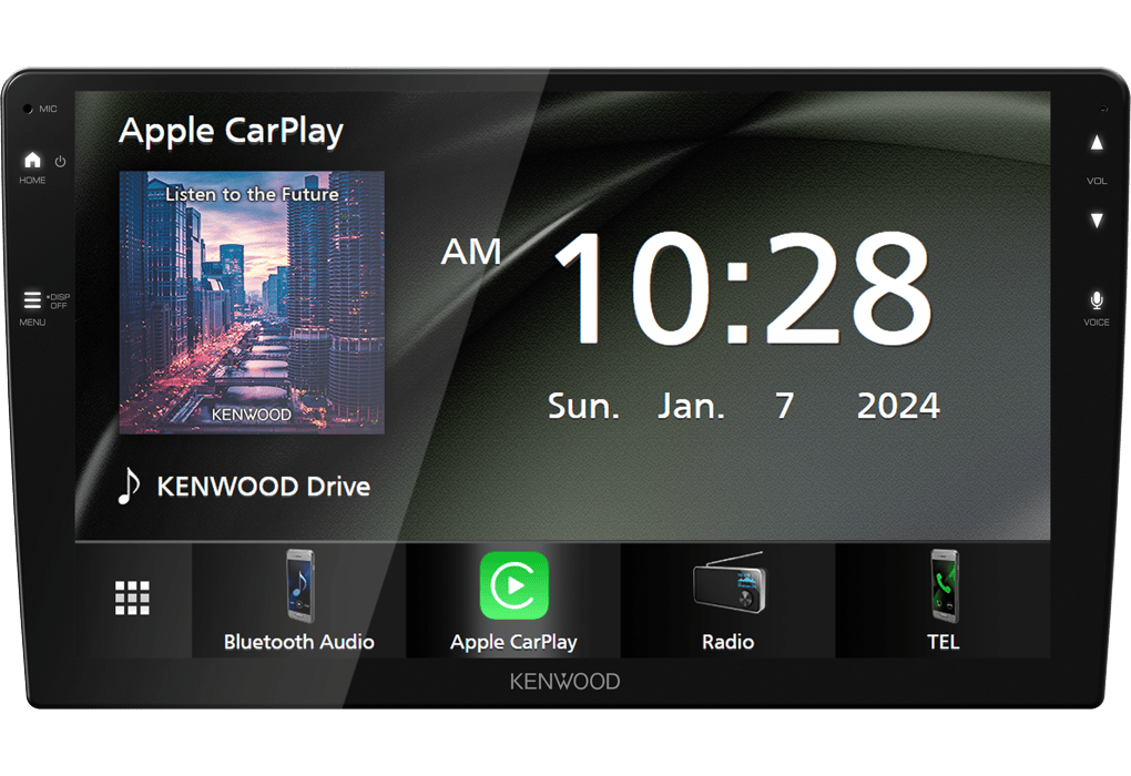 Kenwood Car Stereos Kenwood DMX-80AXS 9.0” Capacitive Screen Wireless/Wired CarPlay, Android Auto, Wireless iPhone/Android Mirroring, FM