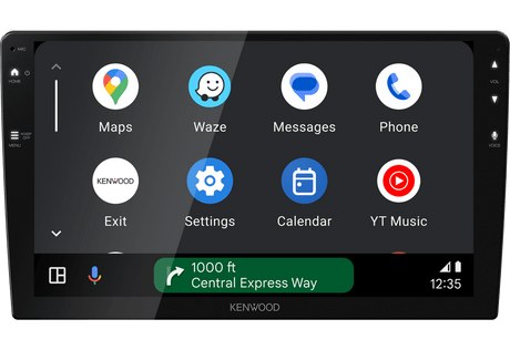 Kenwood Car Stereos Kenwood DMX-80AXS 9.0” Capacitive Screen Wireless/Wired CarPlay, Android Auto, Wireless iPhone/Android Mirroring, FM