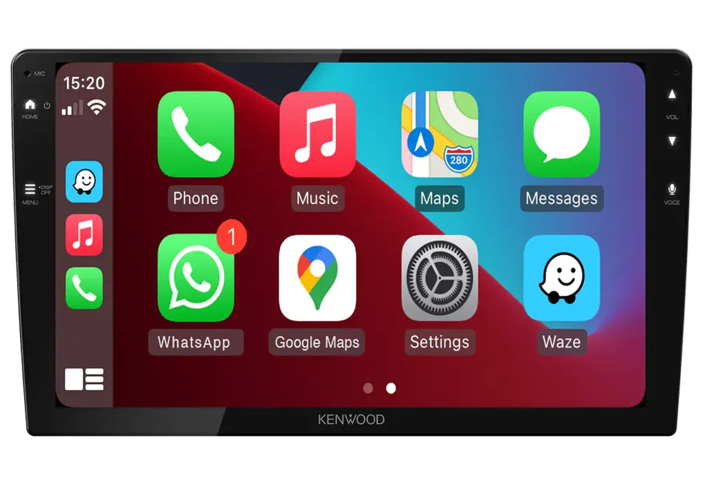 Kenwood Car Stereos Kenwood DMX-80AXS 9.0” Capacitive Screen Wireless/Wired CarPlay, Android Auto, Wireless iPhone/Android Mirroring, FM