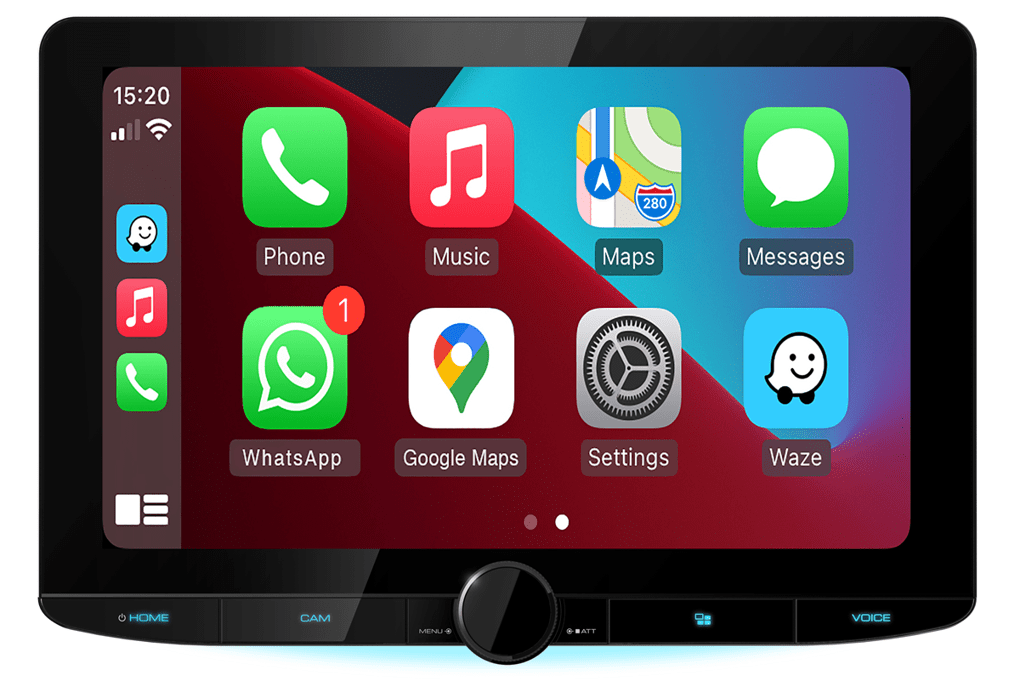Kenwood Double Din Car Stereos Kenwood DMX-9724XDS 10.1" HD Digital Media Receiver