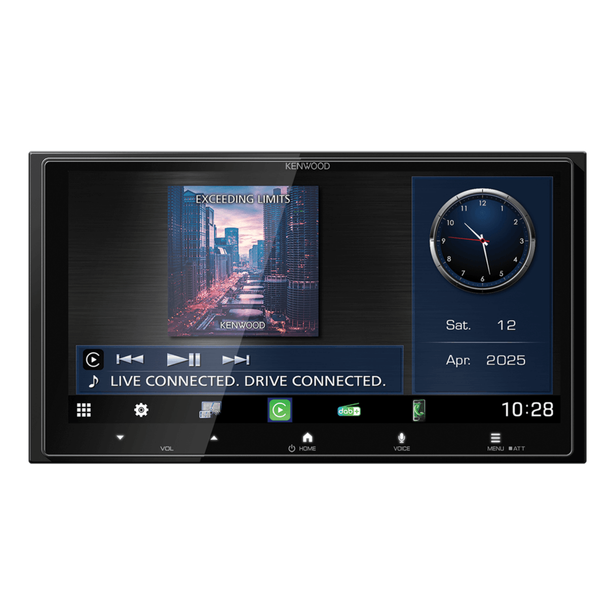 Kenwood Car Stereos Kenwood DMX7525DABS – 6.8″ HD Digital Multimedia Receiver