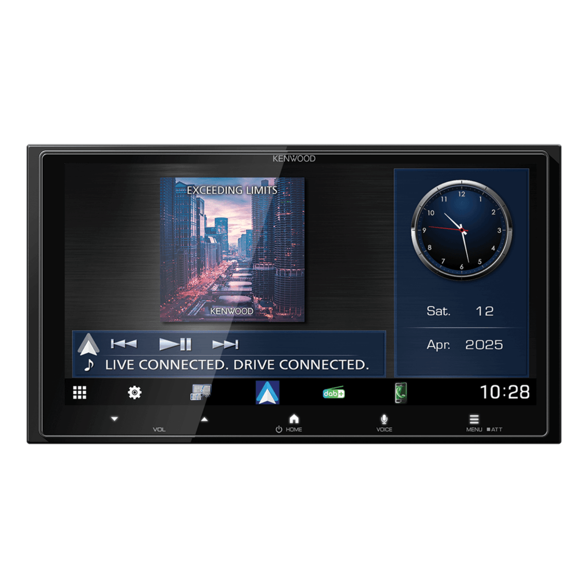 Kenwood Car Stereos Kenwood DMX7525DABS – 6.8″ HD Digital Multimedia Receiver