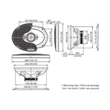 Kenwood Car Speakers Kenwood KFC-PS6987 6" x 9" 4-Way Performance Standard Series Speaker System