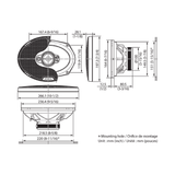 Kenwood Car Speakers Kenwood KFC-PS6997 6″×9″ 5-Way Performance Standard Speaker System