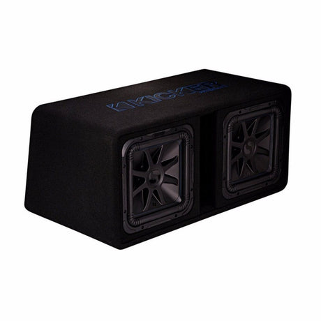 Kicker Enclosed Subwoofers Kicker 44DL7S122 SOLO-BARIC L7 DUAL 12" VENTED LOADED ENCLOSURE - 2 OHM