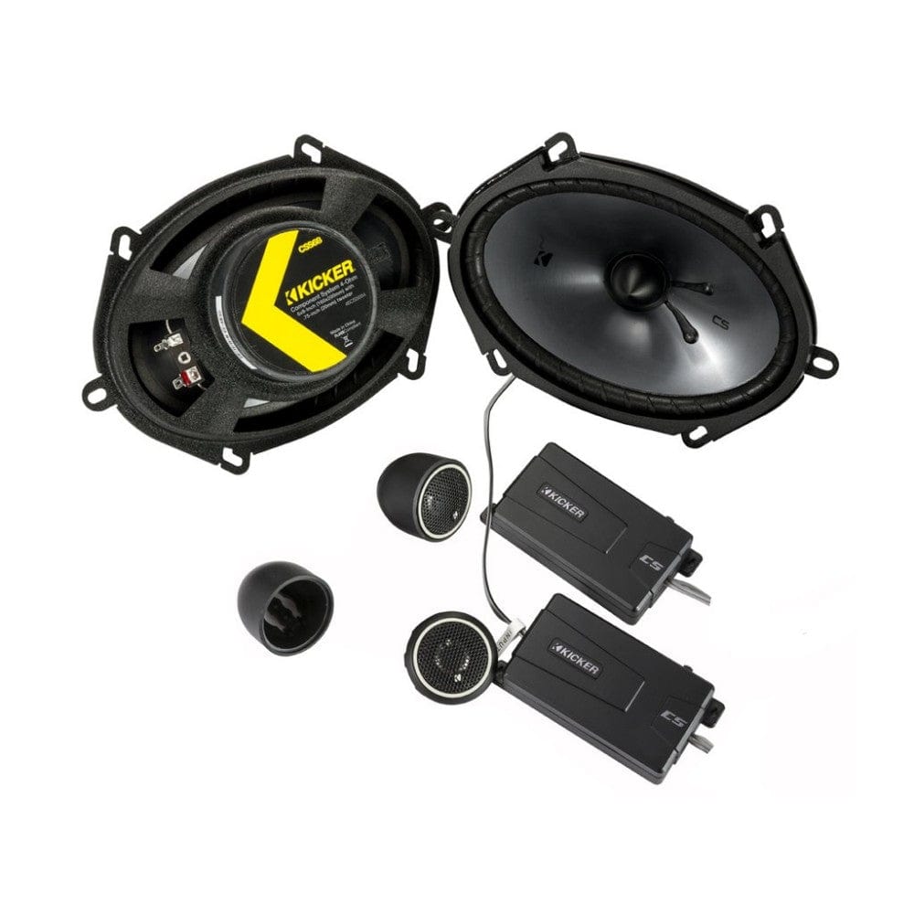 Kicker Car Speakers and Subs Kicker 46CSS684 CS 6" x 8" 160 x 200 mm Component Speaker System