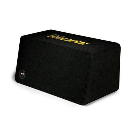 Kicker Enclosed Subwoofers Kicker 44DCWC122 COMPC DUAL 12" VENTED LOADED ENCLOSURE - 2 OHM