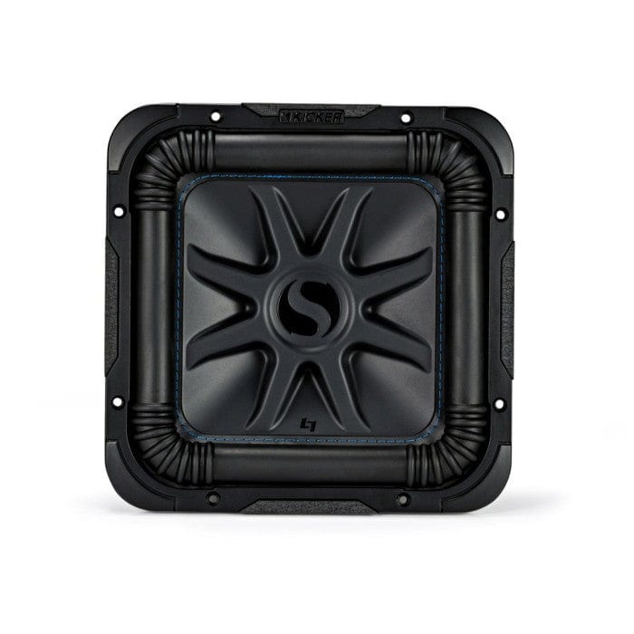 Kicker Enclosed Subwoofers Kicker 44L7S102 SOLO-BARIC L7S 10" SQUARE DUAL VOICE COIL SUBWOOFER - 2 OHM