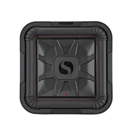 Kicker Enclosed Subwoofers Kicker 46L7T122 L7T 12" SQUARE DUAL VOICE COIL SUBWOOFER - 2 OHM