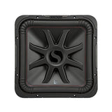 Kicker Enclosed Subwoofers Kicker 45L7R152 L7R 15" SQUARE DUAL VOICE COIL SUBWOOFER - 2 OHM