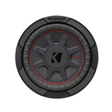 Kicker Enclosed Subwoofers Kicker 48CWRT672 COMPRT 6.75" THIN PROFILE DUAL VOICE COIL SUBWOOFER - 2 OHM