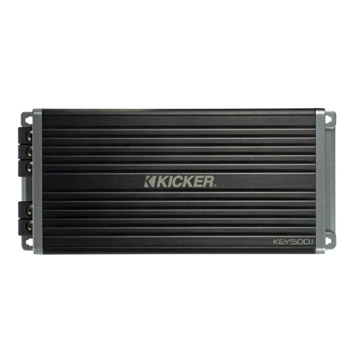 Kicker Amps Kicker 500w Mono Amplifier w/Bass Revealer Processor Smart Amp 47KEY5001