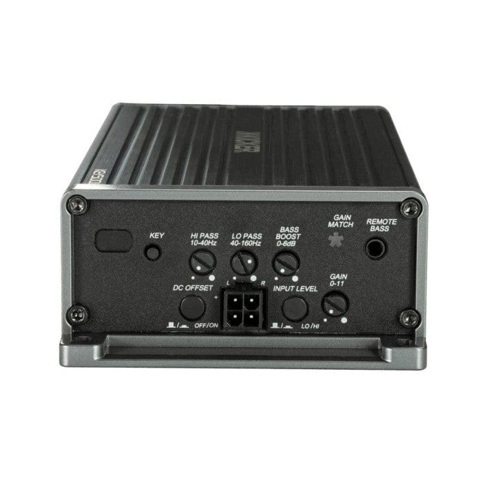 Kicker Amps Kicker 500w Mono Amplifier w/Bass Revealer Processor Smart Amp 47KEY5001