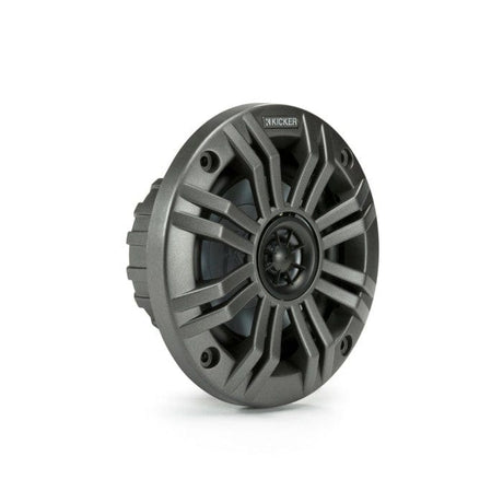 Kicker Fitting Accessories Kicker 45KM44 4" 100 mm Coaxial Speaker System With White & Charcoal Grills