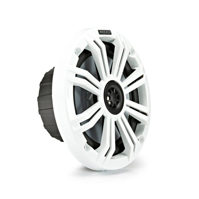 Kicker Fitting Accessories Kicker 45KM654 6.5" 165 mm Coaxial Speaker System With White & Charcoal Grills