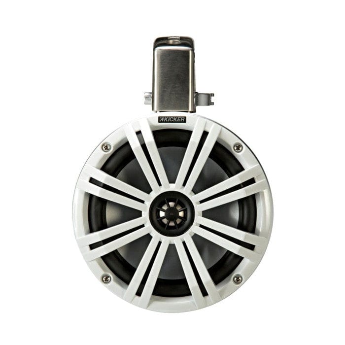 Kicker Fitting Accessories Kicker 45KMTC8W 8" 200 mm Tower Coaxial Speaker System With White LED Grills