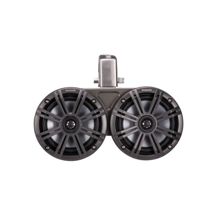 Kicker Fitting Accessories Kicker 45KMTDC65 6.5" 165 mm Dual Tower Coaxial Speaker System With Charcoal LED Grills