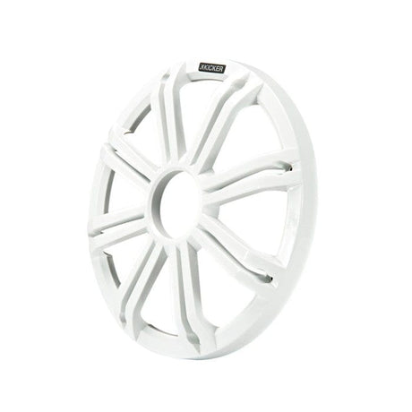 Kicker Home Audio Kicker 45KMG12W 12" White LED Subwoofer Grill