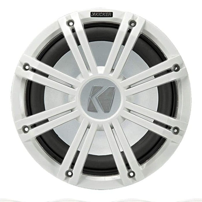 Kicker Home Audio Kicker 45KMG12W 12" White LED Subwoofer Grill