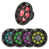 Kicker Car Speakers and Subs Kicker 45KMG12C 12" Charcoal LED Subwoofer Grill