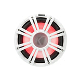 Kicker Car Speakers and Subs Kicker 45KMG10W 10" White LED Subwoofer Grill